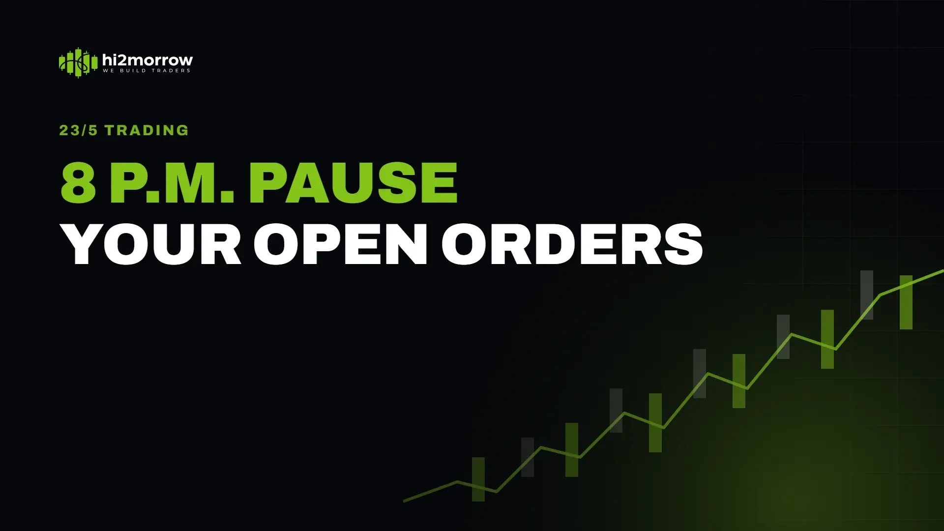 What Happens to Open Orders During the 8 PM Trading Pause?