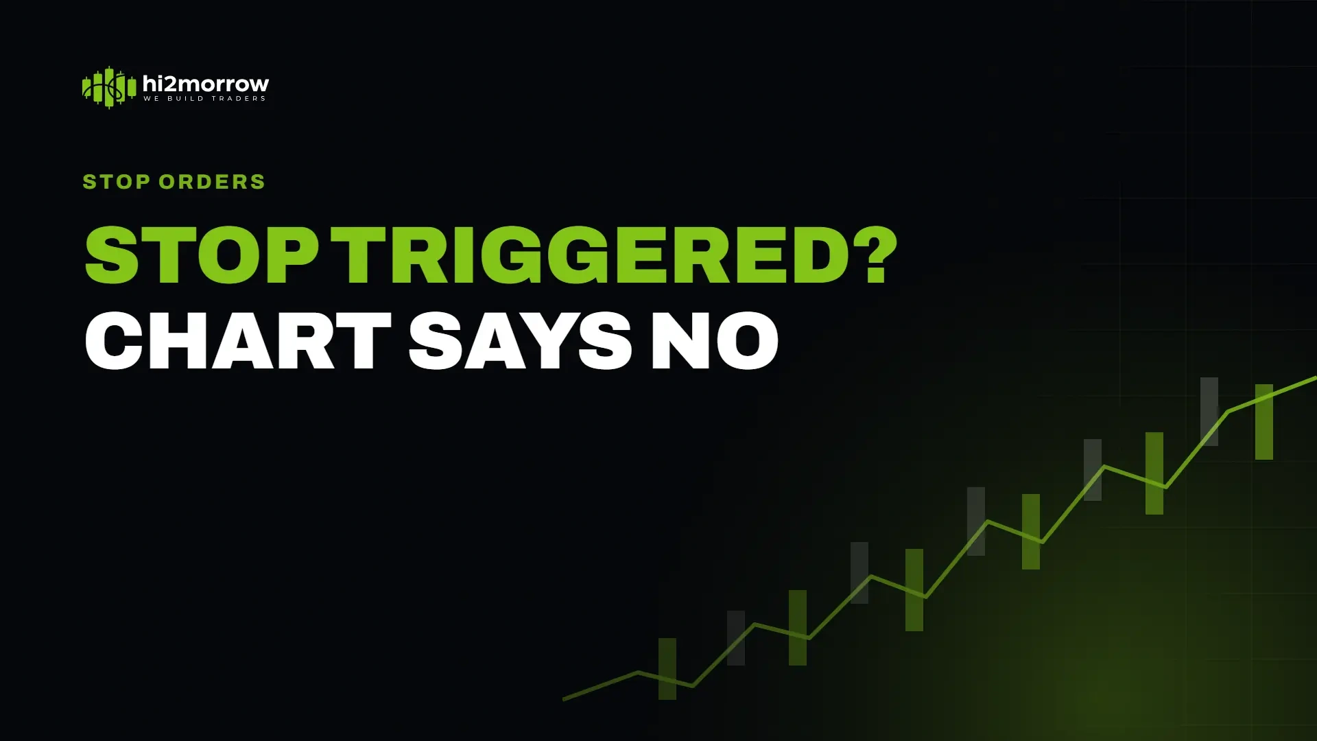Why Did My Stop Trigger When the Chart Never Reached It?