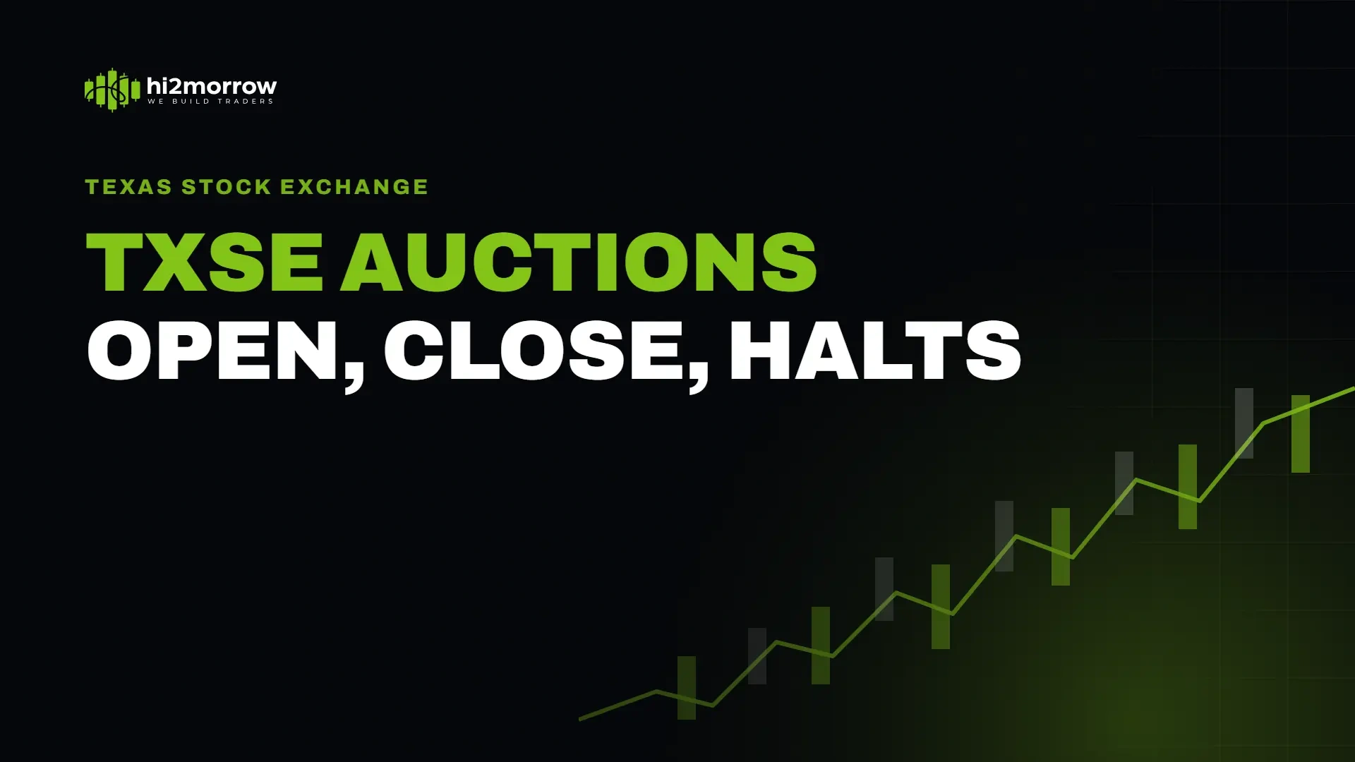 How Do TXSE Opening, Closing and Halt Auctions Work?