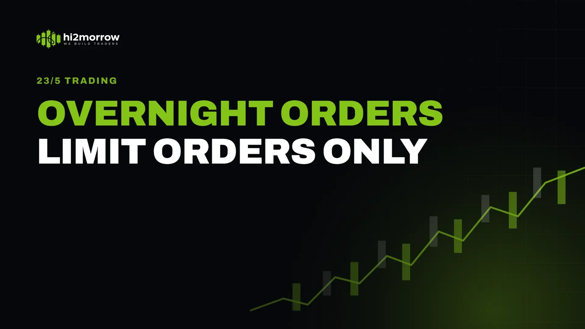 Which Order Types Work in the Overnight Stock Session?